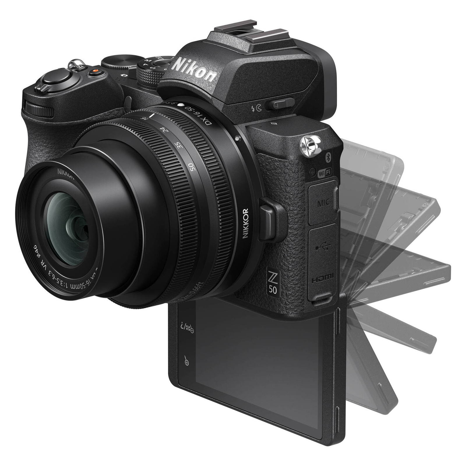 Цифровий фотоапарат Nikon Z50 + 16-50 VR (VOA050K001) зображення 10