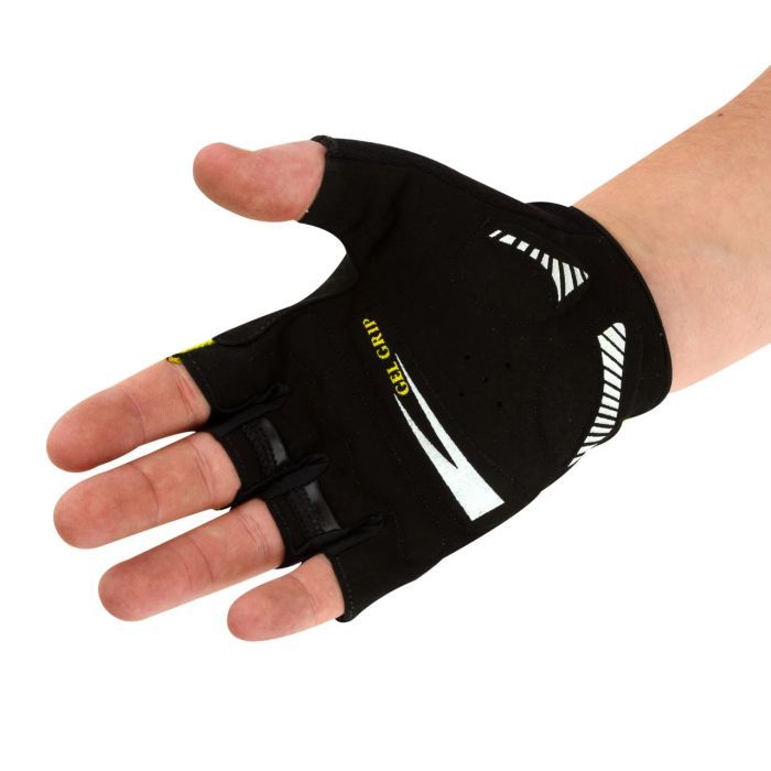 Велоперчатки PowerPlay 5028 Black/Yellow M (5028B_M_Yellow) изображение 4
