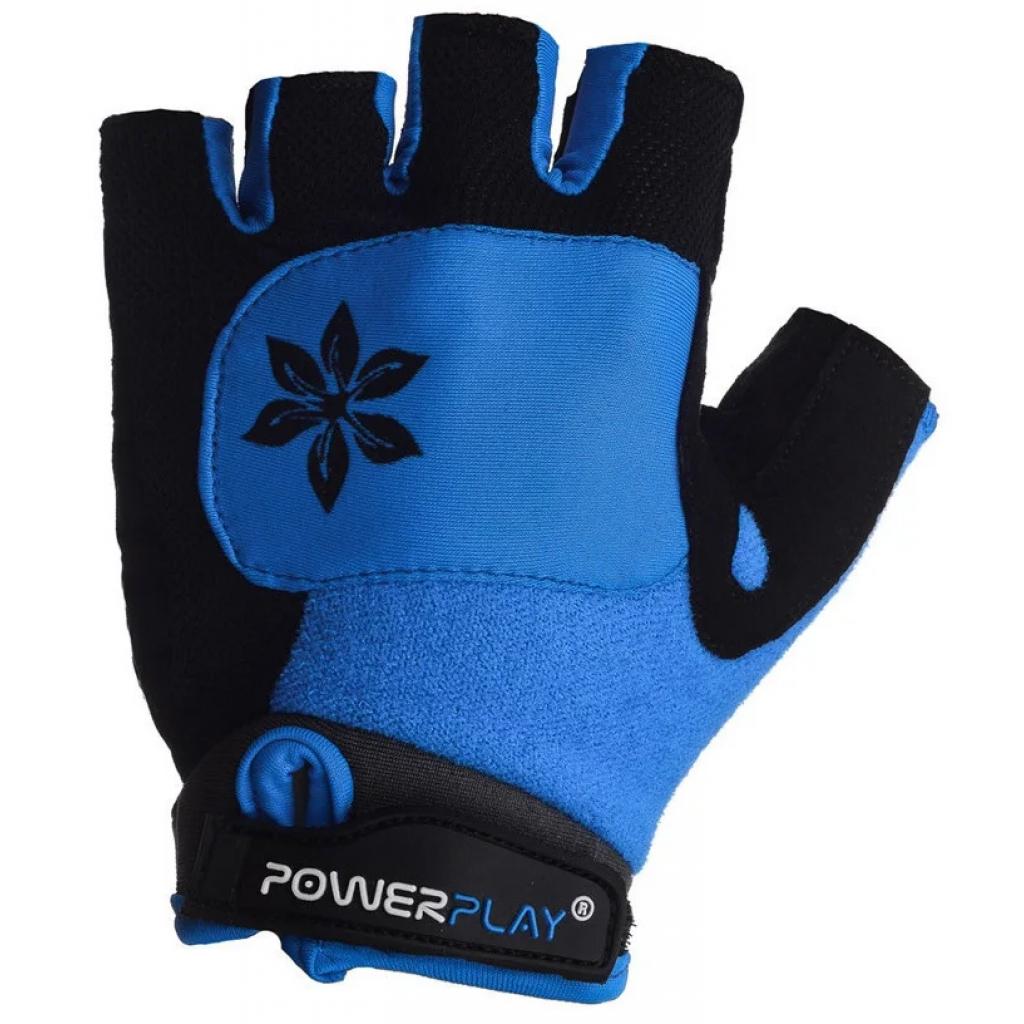 Велоперчатки PowerPlay Women 5284 Blue S (5284D_S_Blue) изображение 2