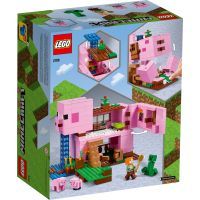 Конструктор LEGO Minecraft Дом-свинья 490 деталей (21170) изображение 7