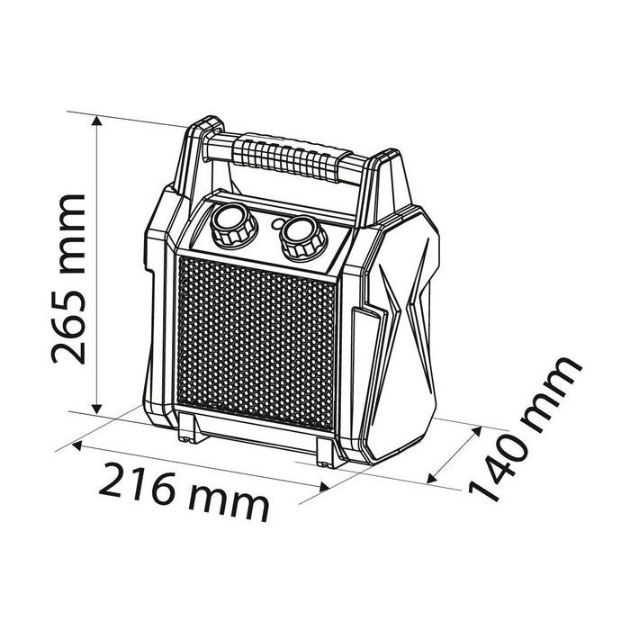 Обогреватель Neo Tools 2 кВт, PTC (90-060) изображение 6