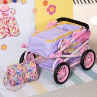 Коляска для кукол Zapf Baby Born Делюкс S2 складная, с сумкой (828649) изображение 4
