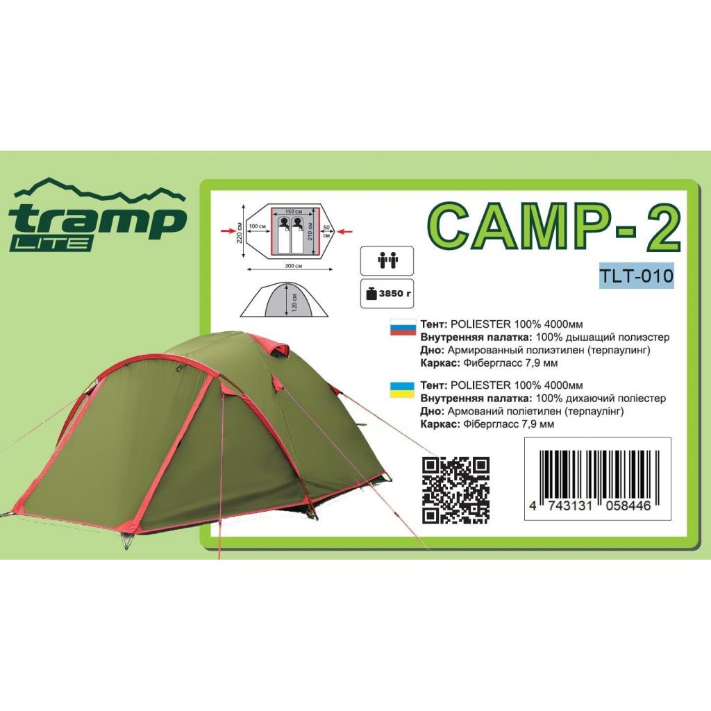 Палатка Tramp Lite Camp 2 (TLT-010-olive) изображение 5