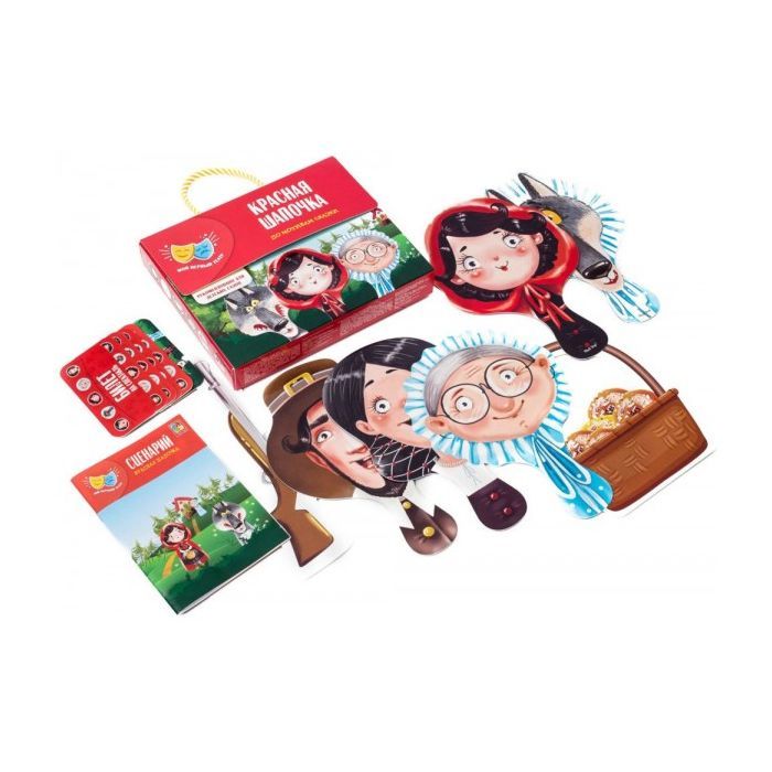 Развивающая игрушка Vladi Toys Мой первый театр Красная шапочка, рус. (VT1804-09) изображение 2