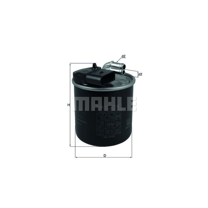 Фильтр топливный Mahle KL914