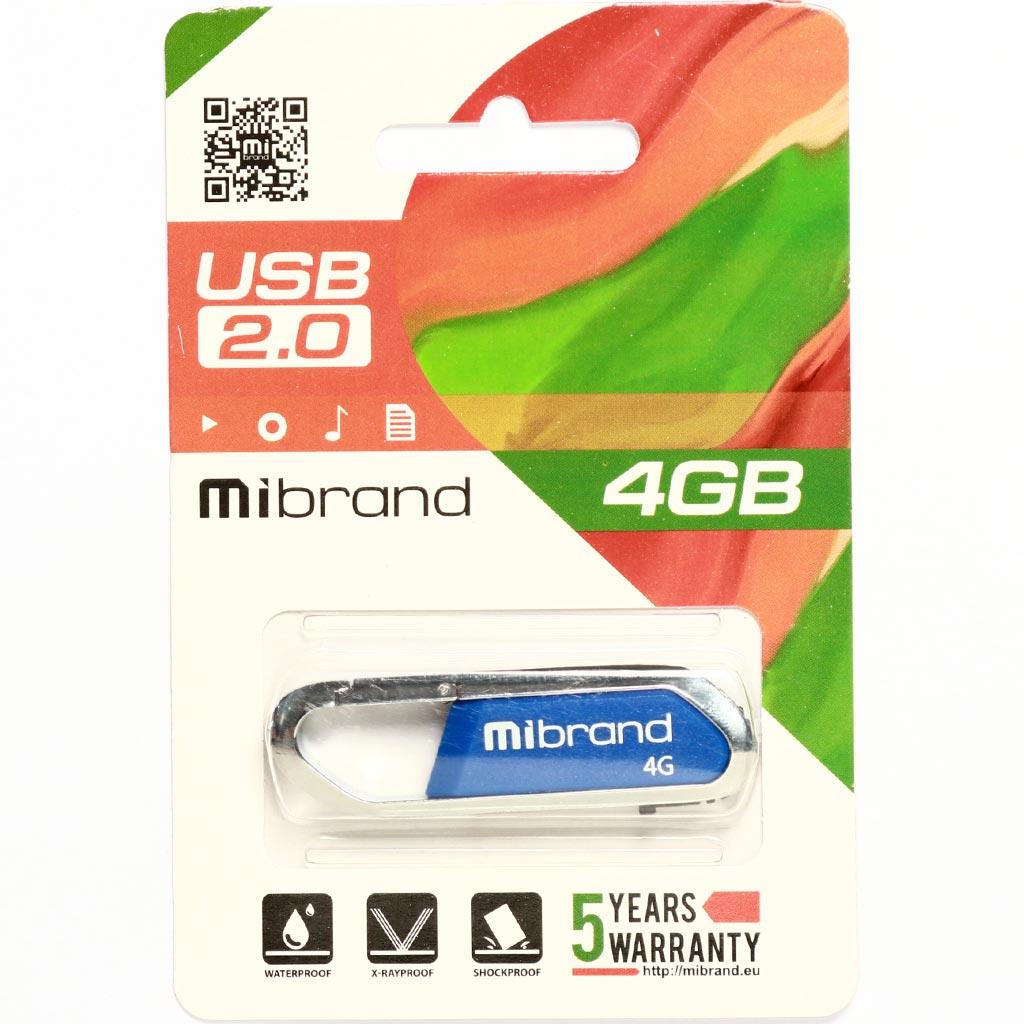 USB флеш накопитель Mibrand 4GB Aligator Blue USB 2.0 (MI2.0/AL4U7U) изображение 2