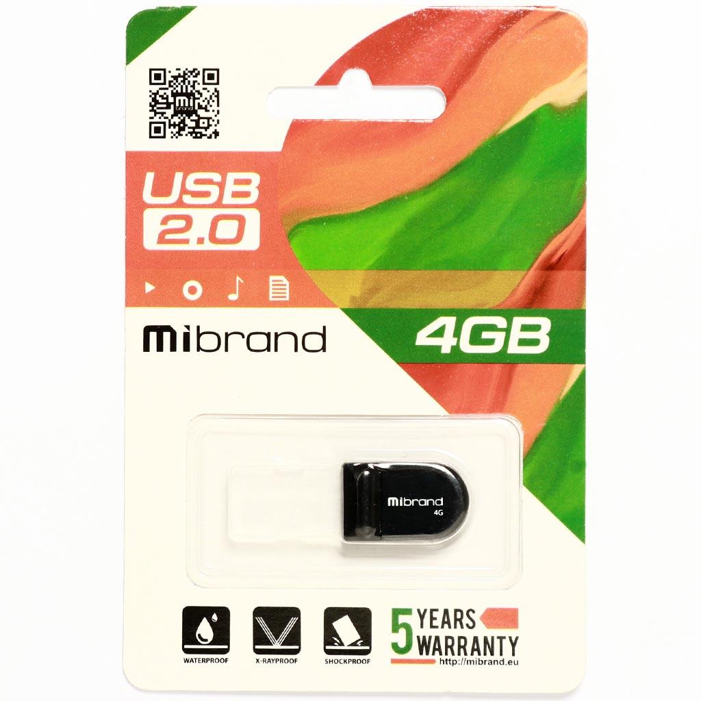 USB флеш накопитель Mibrand 8GB Scorpio Black USB 2.0 (MI2.0/SC8M3B) изображение 2