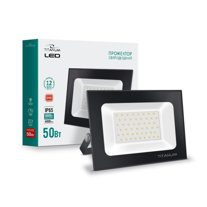 Прожектор TITANUM LED50W 6000K TLF506 220V (TLF506) зображення 2