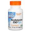 Витамин Doctor's Best Бенфотиамин, Benfotiamine 150, 150 мг, 120 капсул (DRB-00129)
