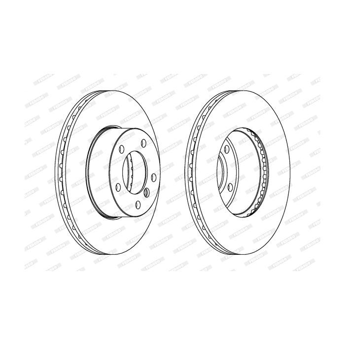 Тормозной диск FERODO DDF1536
