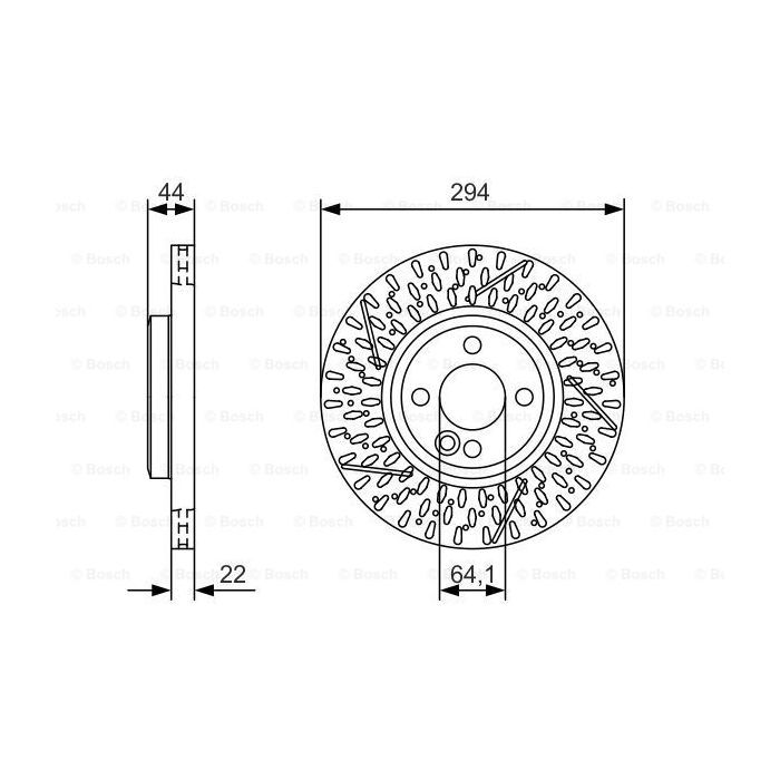 Тормозной диск Bosch 0 986 479 A69