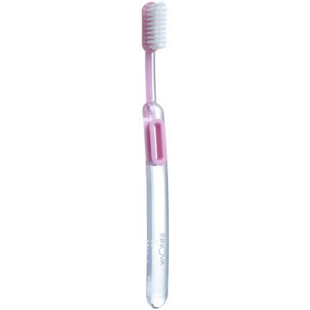 Зубная щетка Innova для чувствительных зубов с ионами серебра мягкая Розовая (4603014006479) изображение 2