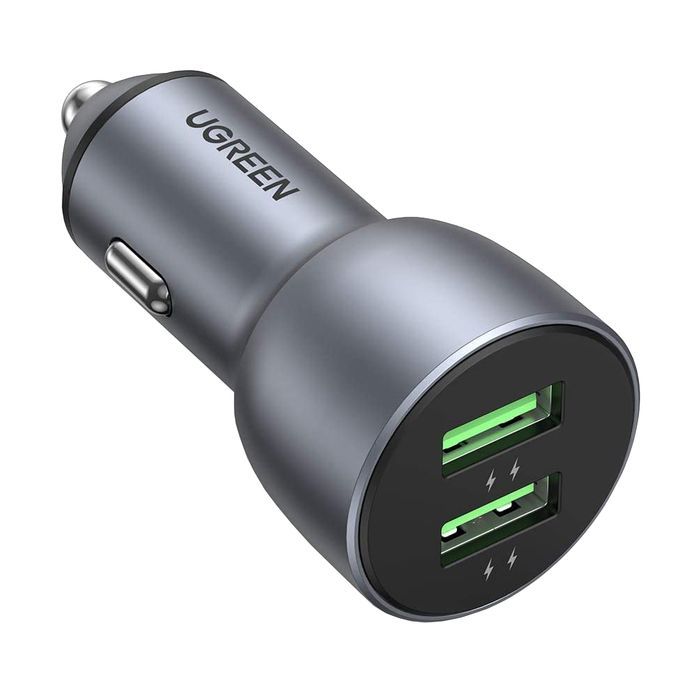 Зарядное устройство Ugreen CD213 36W 2xUSB QC 3.0 3A Car Charger (Dark Blue) (10144)