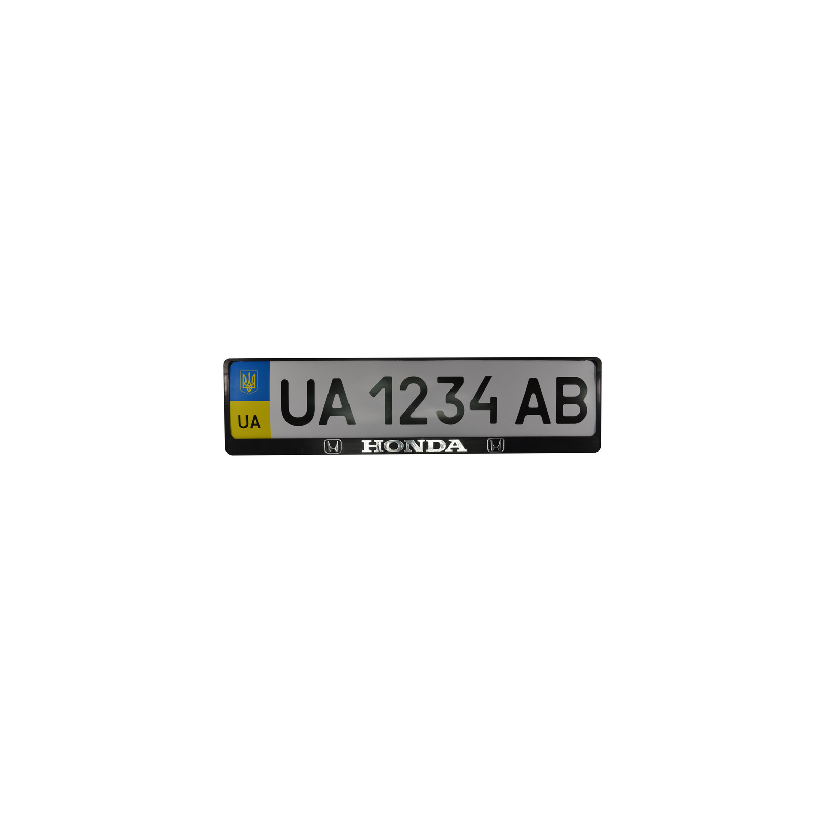 Рамка номерного знака CarLife пластик з об'ємними літерами Honda (2шт) (24-005)