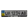 Рамка номерного знака CarLife пластик з об'ємними літерами Honda (2шт) (24-005)