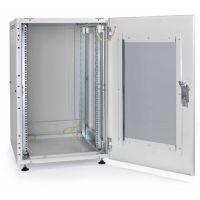 Шкаф напольный Ipcom 24U, 600x600 (С-24U-06-06-ДС-ПГ-1-7035) (Тцб-0007907) изображение 3