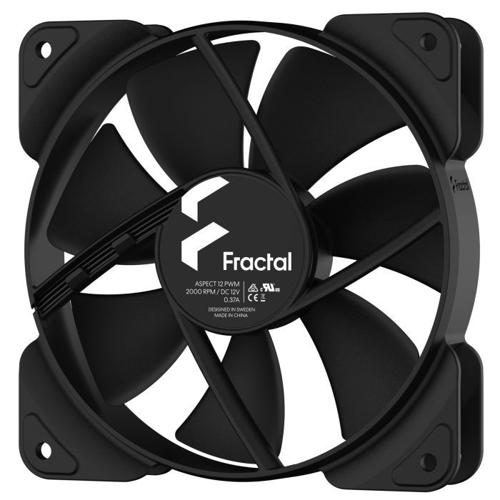 Кулер до корпусу Fractal Design Aspect 12 PWM Black (FD-F-AS1-1203) зображення 2