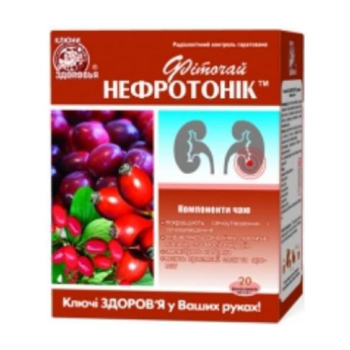 Трави Ключі здоров'я Фиточай №65 нефротоник (почечный) ф/п 1,5г №20