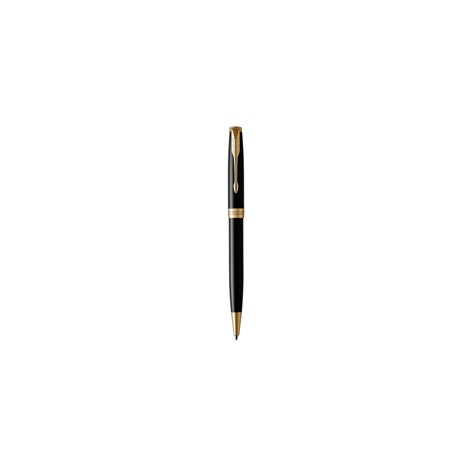 Ручка шариковая Parker SONNET 17 Black Lacquer GT BP (86 032)
