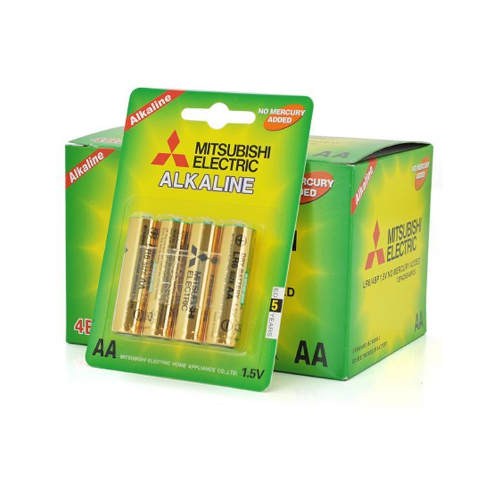 Батарейка Mitsubishi AA LR6 Alkaline * 4 (MS/LR6/4BP)