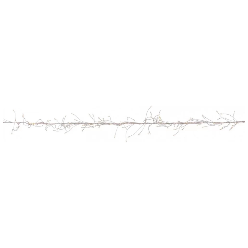 Гірлянда Luca Lighting кластер Мідна срібна струна теплий білий 14 м (8718861852837)