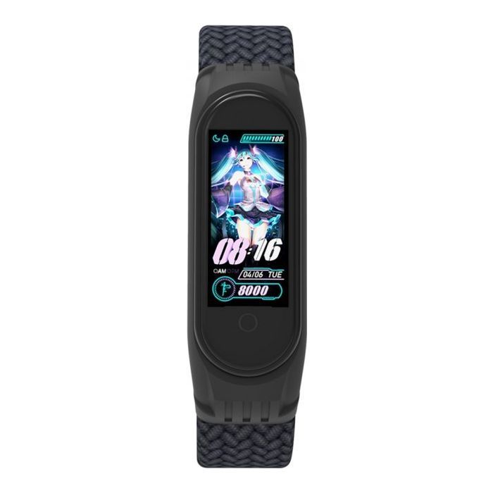 Ремінець до фітнес браслета Armorstandart Braided Solo Loop для Xiaomi Mi Band 4/5/6 Charcoal size L (ARM58759) зображення 2