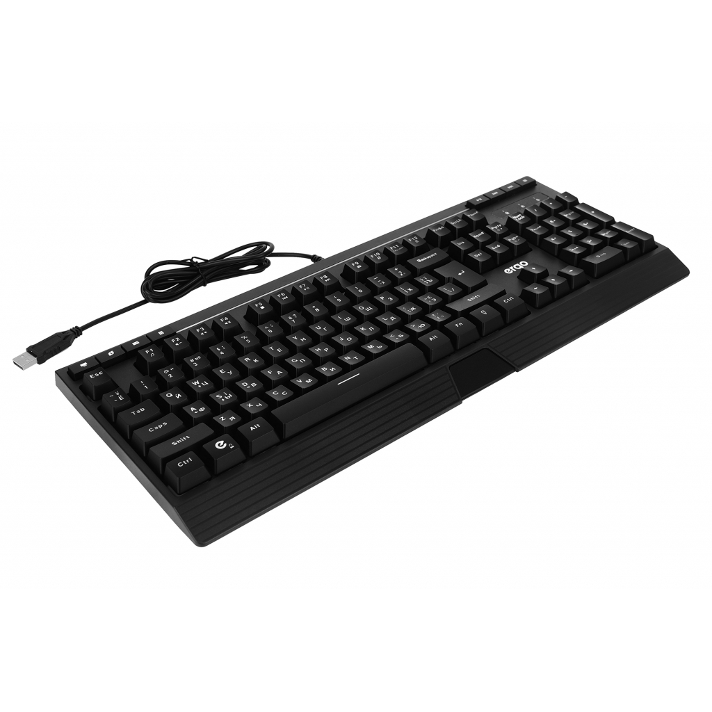 Клавіатура Ergo KB-612 USB Black (KB-612) зображення 10