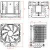 Кулер для процессора ID-Cooling SE-226-XT Black изображение 7