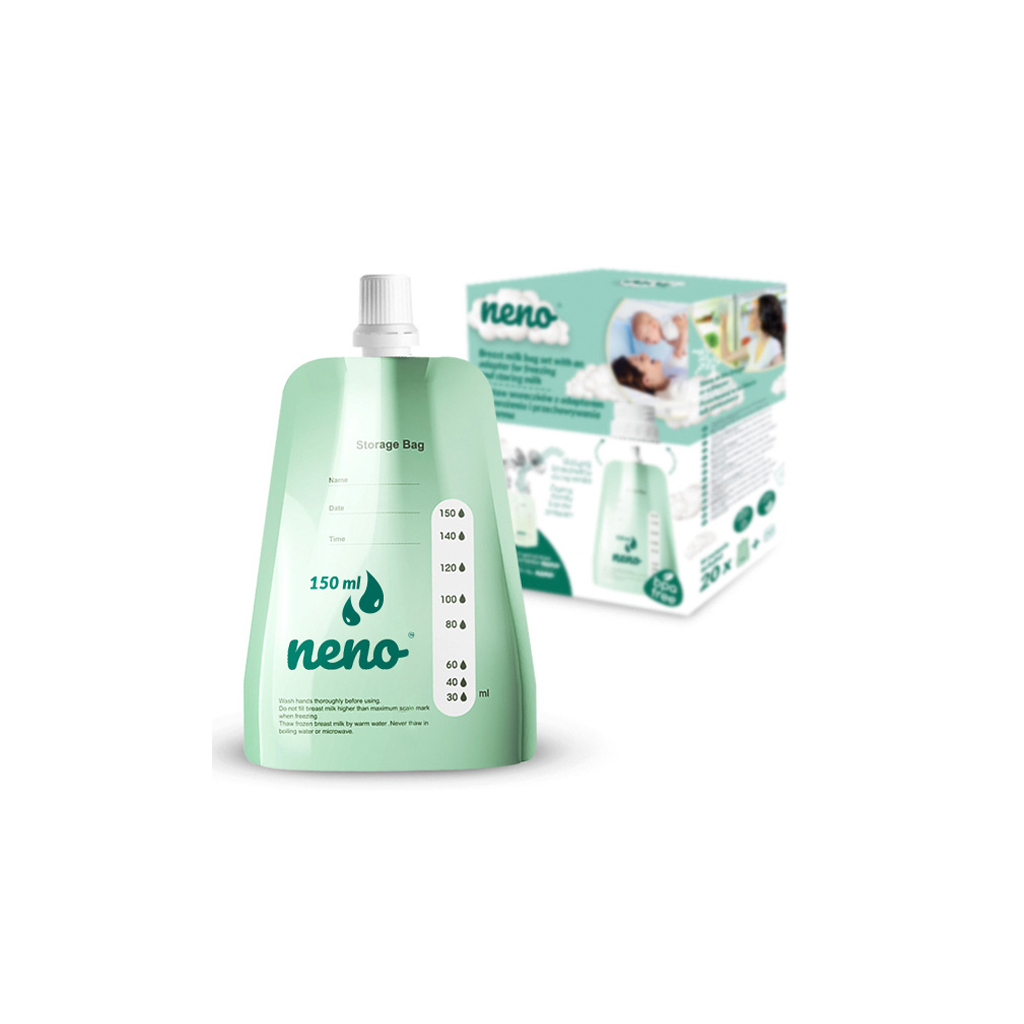 Пакет для хранения грудного молока Neno с адаптером для заморозки 20 шт (5902479672731) изображение 3