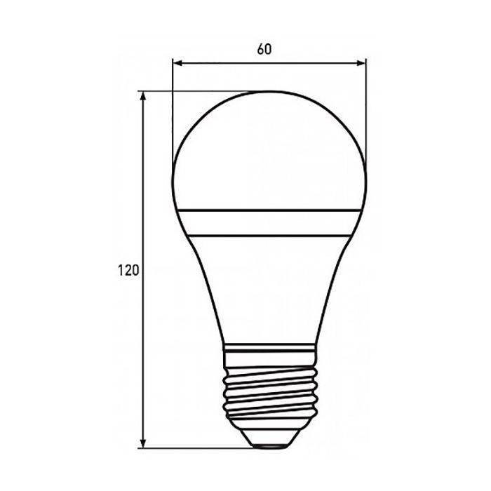 Лампочка Eurolamp LED A60 12W E27 4000K 220V (MLP-LED-A60-12274(E)) изображение 4