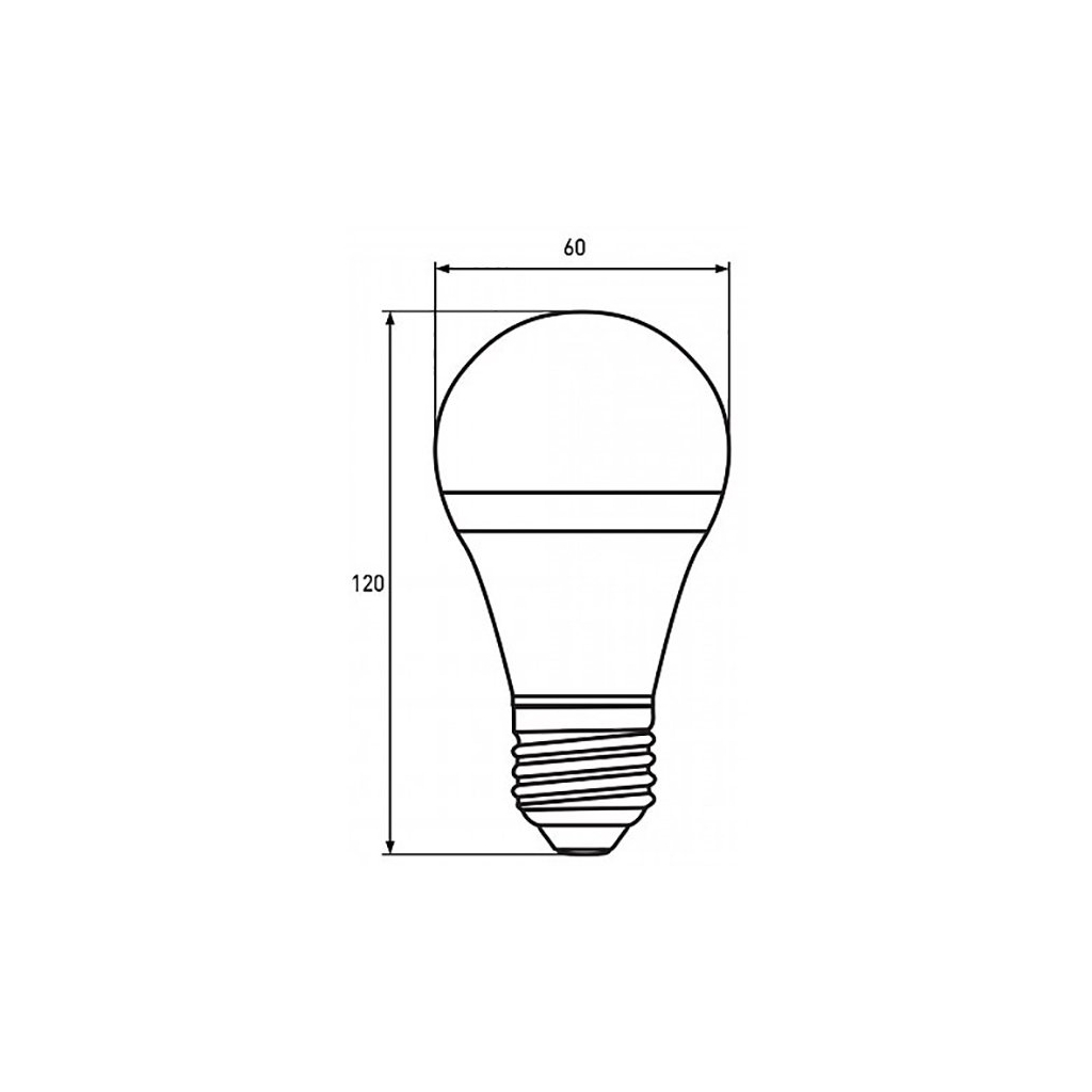 Лампочка Eurolamp LED A60 12W E27 4000K 220V (MLP-LED-A60-12274(E)) изображение 4