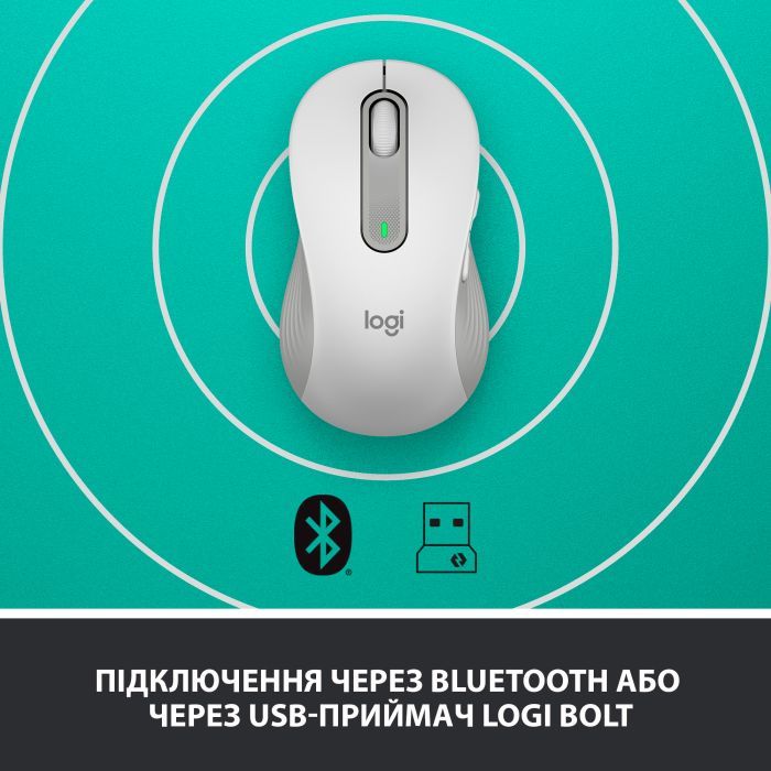 Мышка Logitech Signature M650 L Wireless LEFT Graphite (910-006239) изображение 5