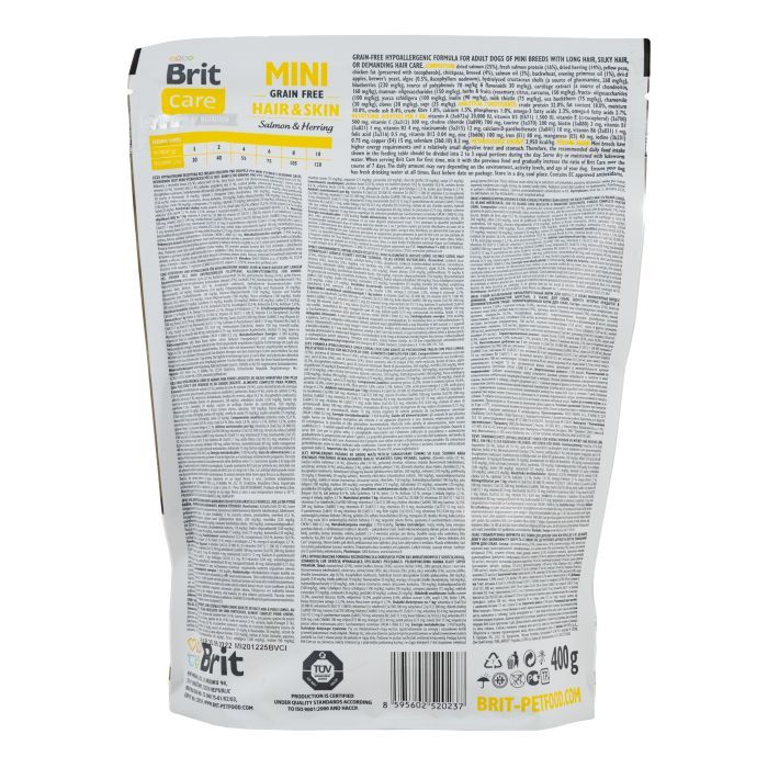 Сухой корм для собак Brit Care GF Mini Hair & Skin 2 кг (8595602520220) изображение 2
