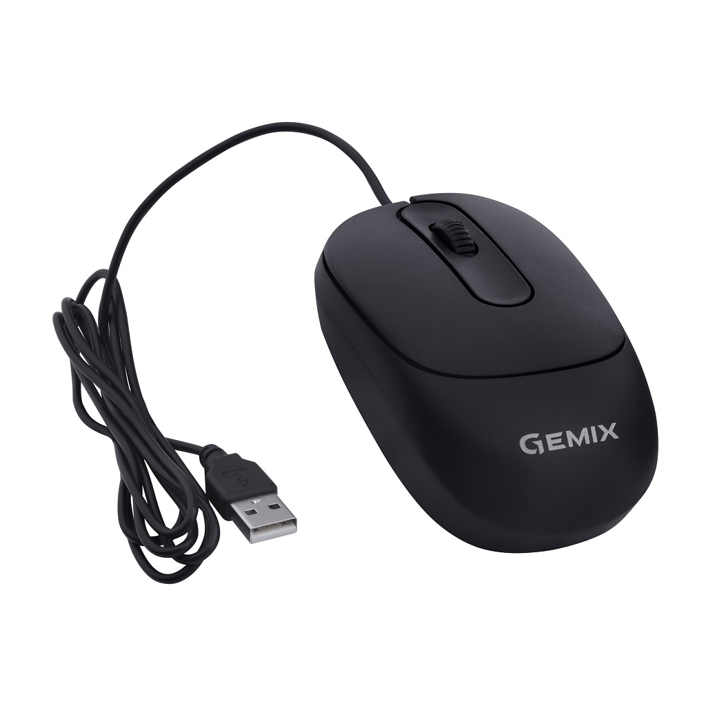 Мышка Gemix GM145 USB Black (GM145Bk) изображение 4