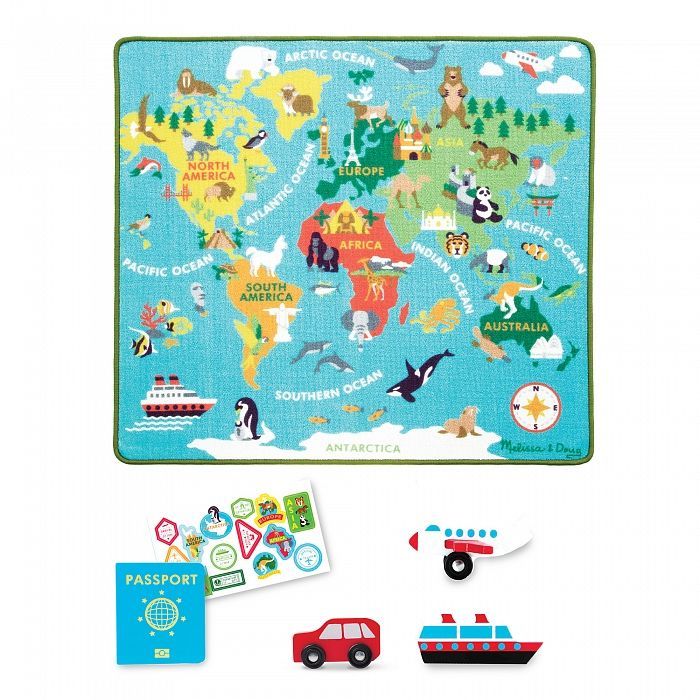 Дитячий килимок Melissa&Doug Мапа світу (MD15194) зображення 4