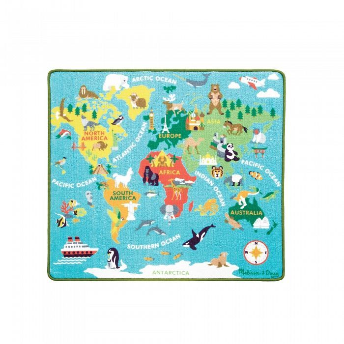 Дитячий килимок Melissa&Doug Мапа світу (MD15194) зображення 6
