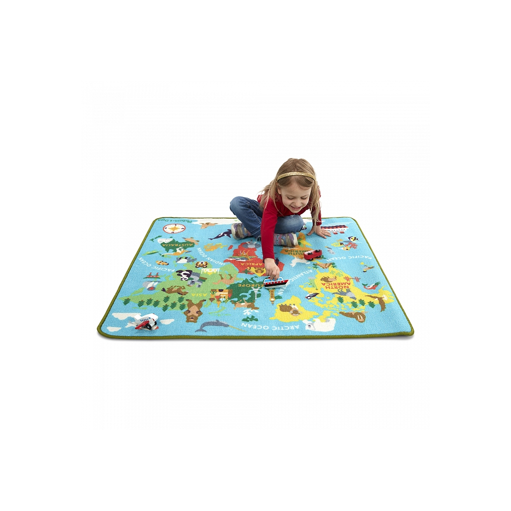 Детский коврик Melissa&Doug Карта мира (MD15194)