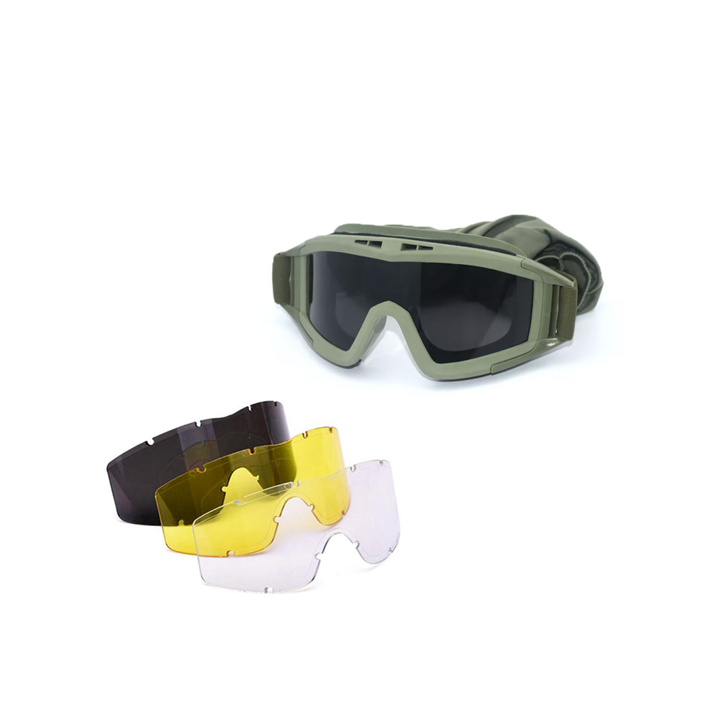 Тактичні окуляри Armorstandart RK2 з 3 лінзами Green (ARM62031) зображення 2