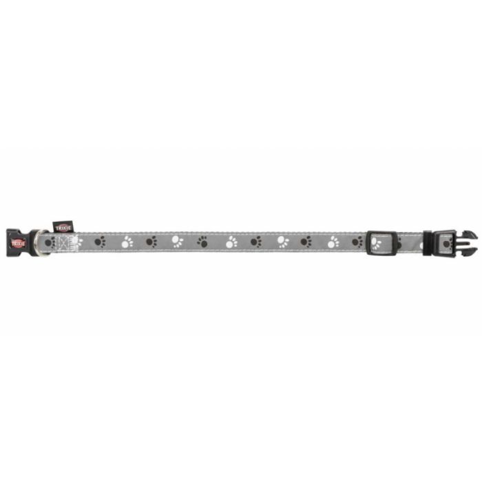 Ошейник для животных Trixie Silver Reflect светоотражающий L-XL: 40-65 см/25 мм серый (4011905122243)
