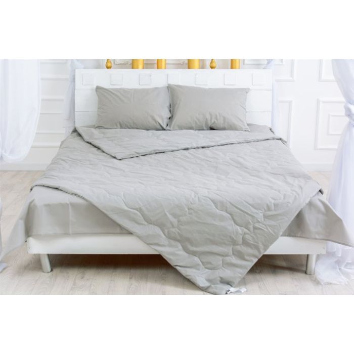 Одеяло MirSon Летний комплект №2619 EcoSilk 16-5703 Light Gray одеяло 2 х (2200003110005) изображение 3