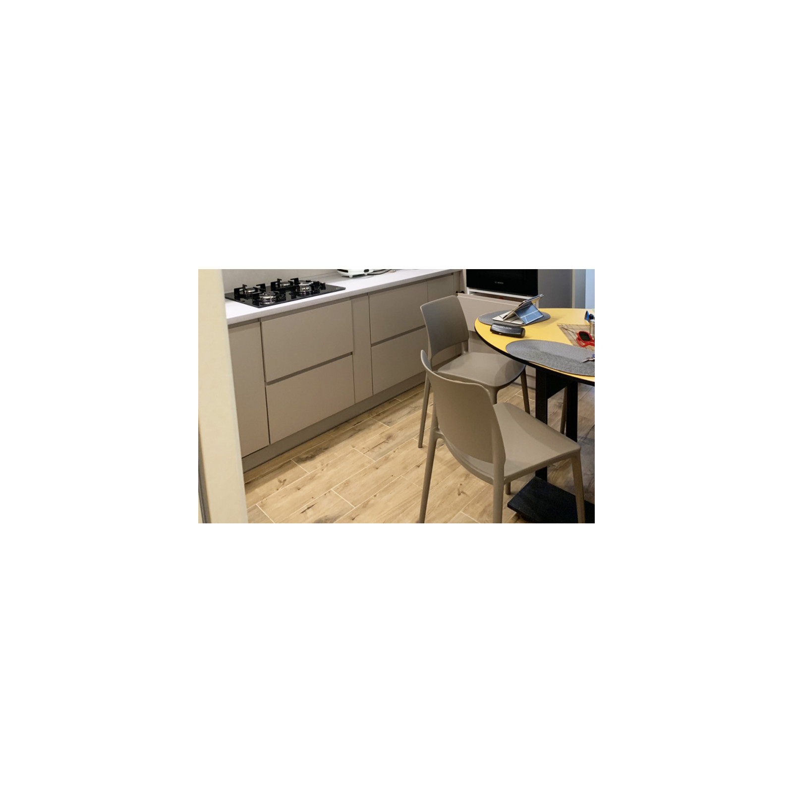 Кухонный стул PAPATYA Joy-S серо-коричневый (4785) изображение 6
