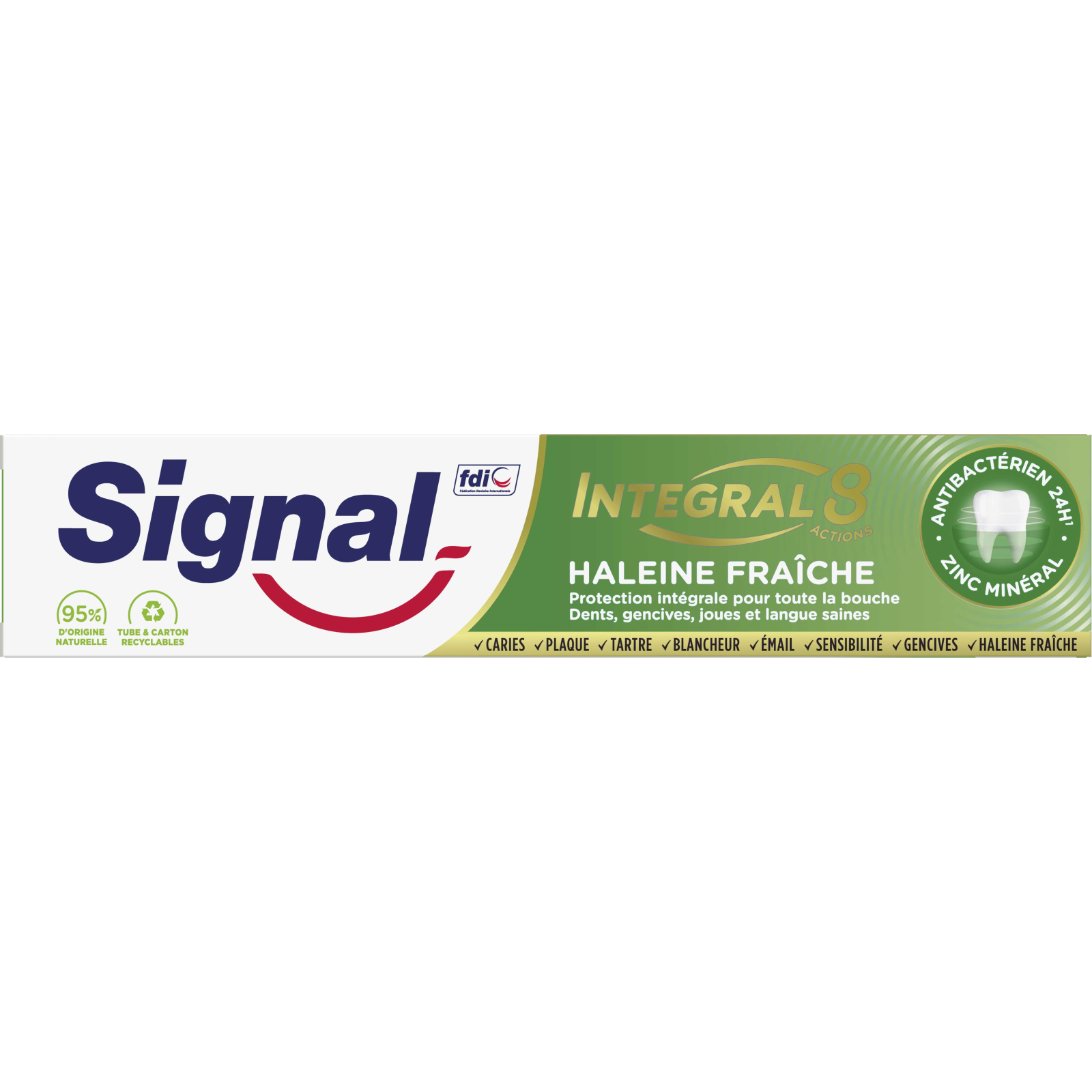 Зубна паста Signal Integral 8 Природна свіжість 75 мл (8720182012364)