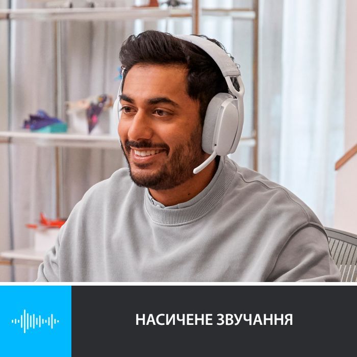 Наушники Logitech Zone Vibe 100 Wireless Off-White (981-001219) изображение 4