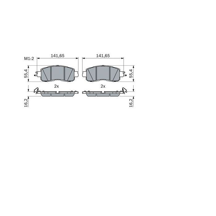 Гальмівні колодки Bosch 0 986 424 638 зображення 4