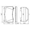 Гальмівні колодки Bosch 0986494880 зображення 6