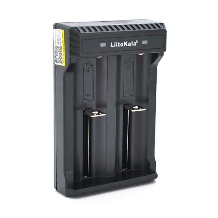 Зарядное устройство для аккумуляторов Liitokala 2 Slots, LED, Li-ion, 10430/10440/14500/16340/17670/18500/18650/26650/25500/26700 (Lii-L2)