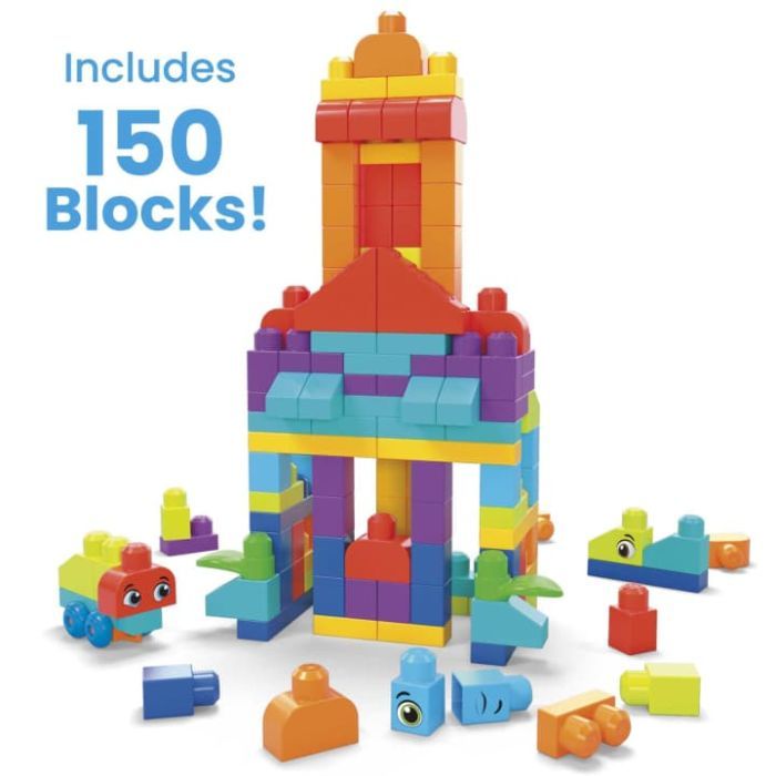 Конструктор Mega Bloks Великий у мішку (150 деталей) (HHM96) зображення 3