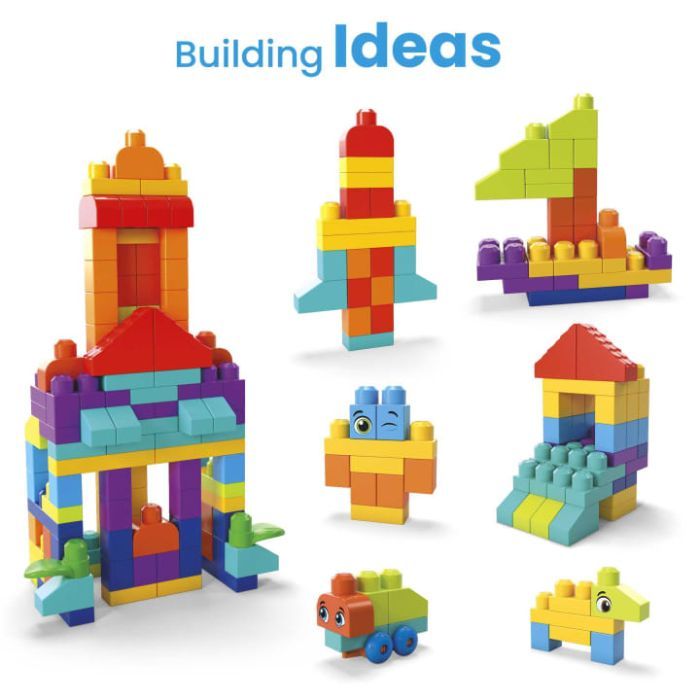 Конструктор Mega Bloks Великий у мішку (150 деталей) (HHM96) зображення 5