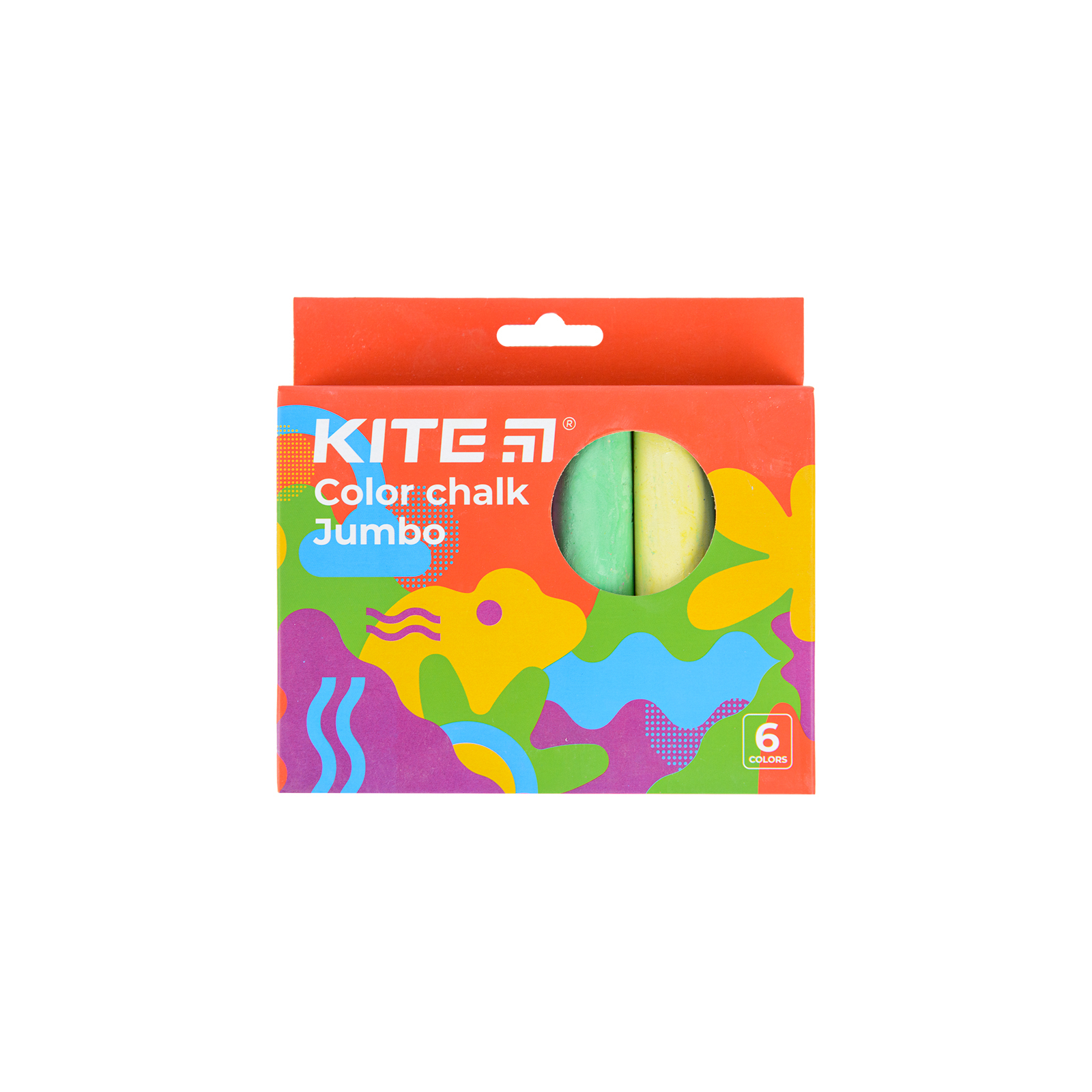 Мел Kite цветной Jumbo Fantasy, 6 цветов (K22-073-2)