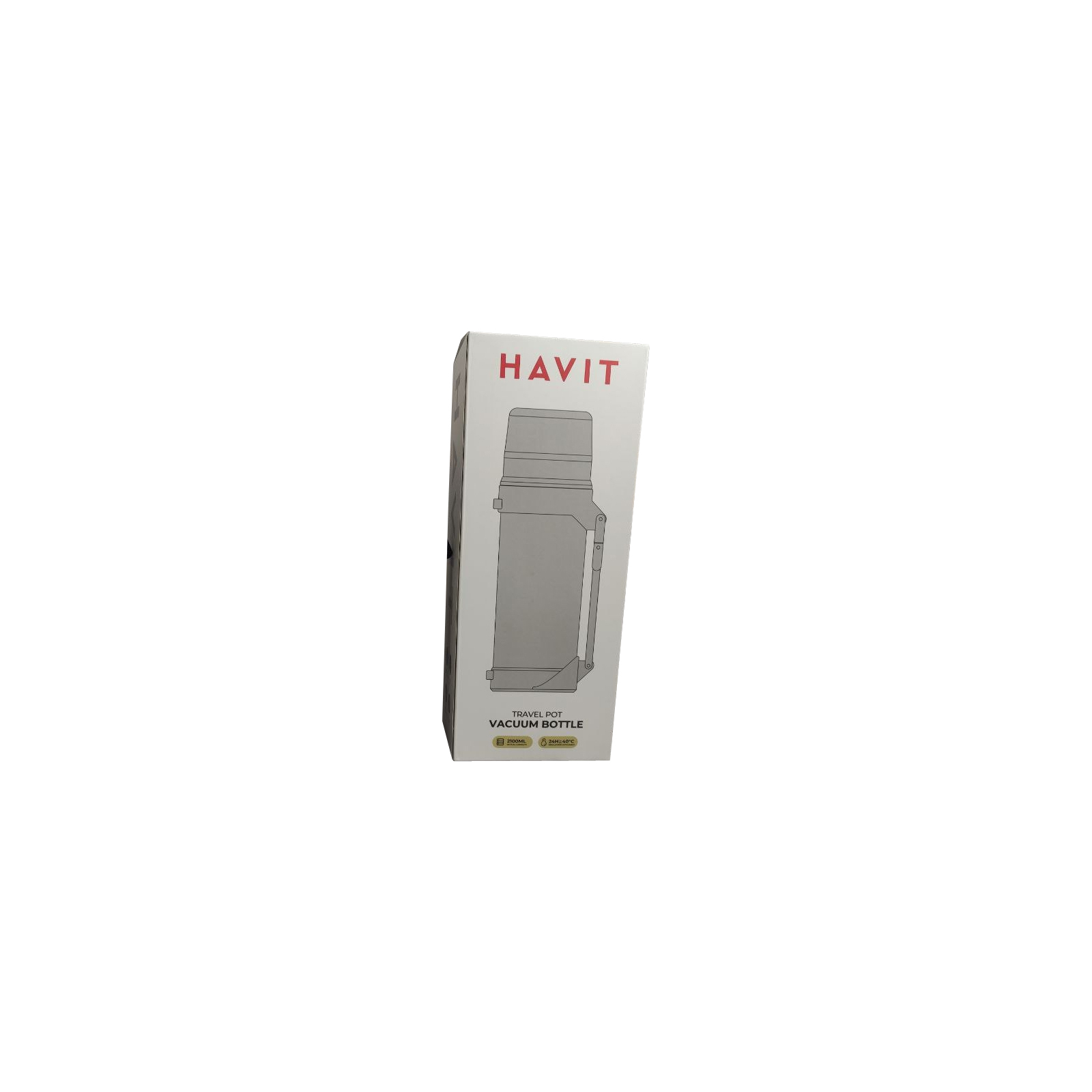 Термос Havit HV-TM002 2,1 л Silver (HV-TM002Silver) зображення 2
